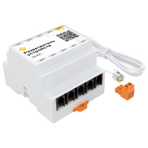 Разветвитель датчиков/устройств, DIN, RS485 (Modbus)  